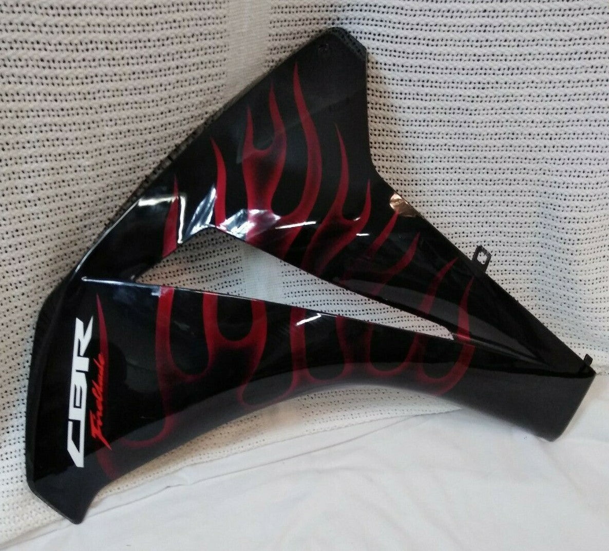 NEW HONDA LH Side Fairing CBR 1000 RR BLACK & CHERRY RED FLAME '08-'11
