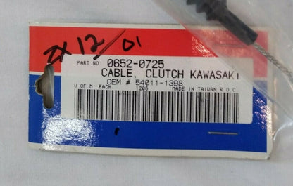 NEW Parts Unlimited Clutch Cable Kawasaki - 0652-0725