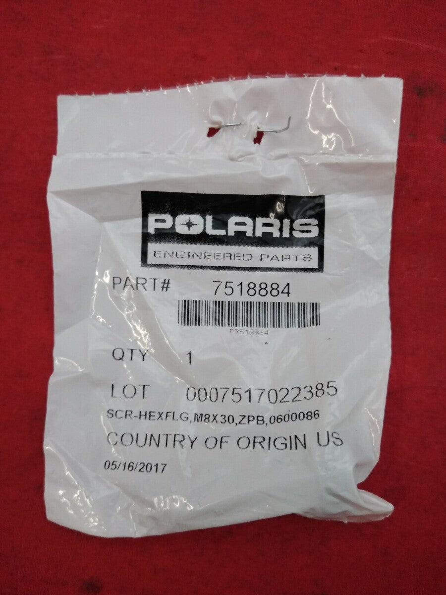NEW Polaris / SCR-HXFL-M8X1.25X30 10.9 ZPB / 7518884 / QTY: 4