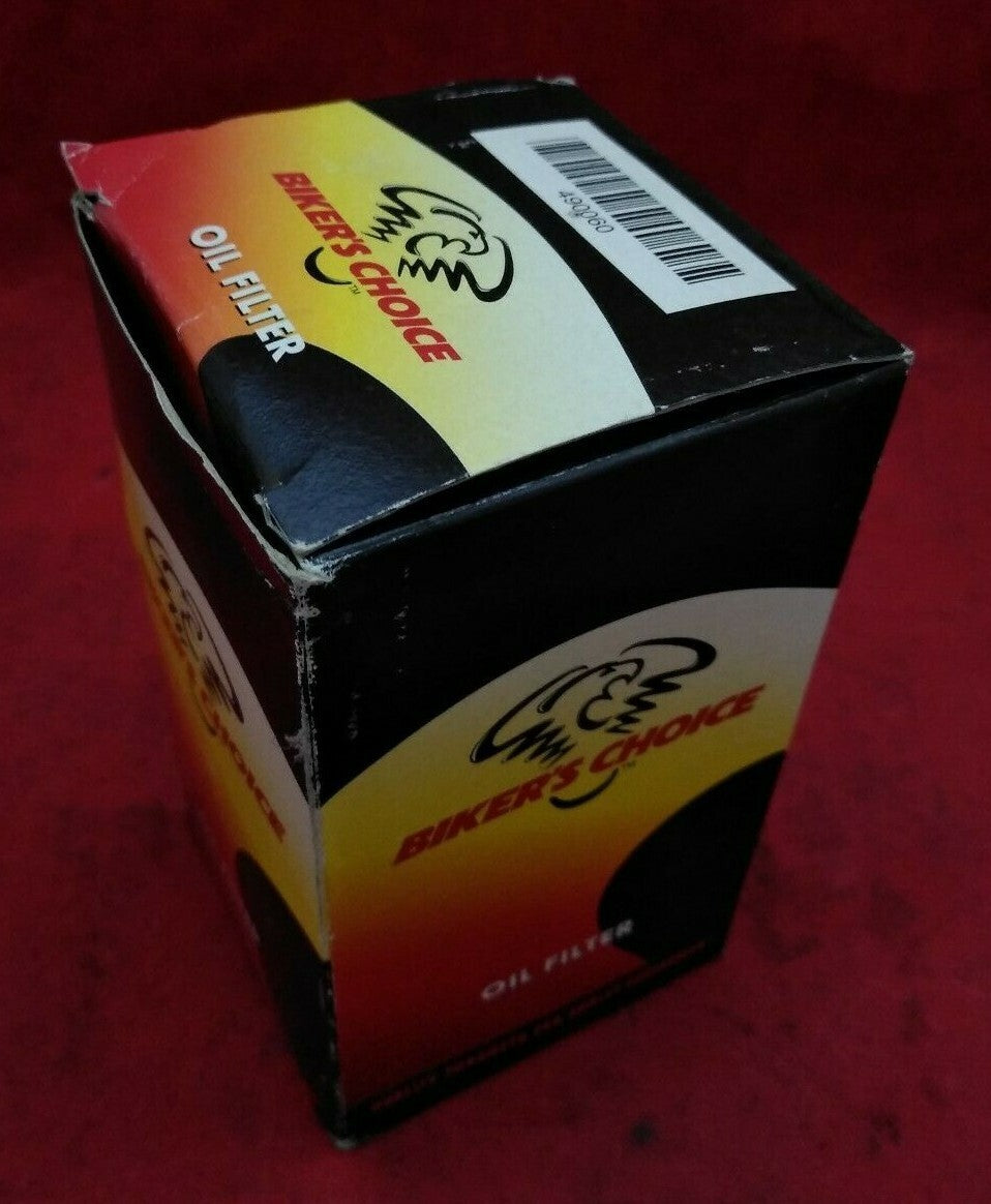 NEW Biker's Choice Oil Filter / 490060 / Chrome