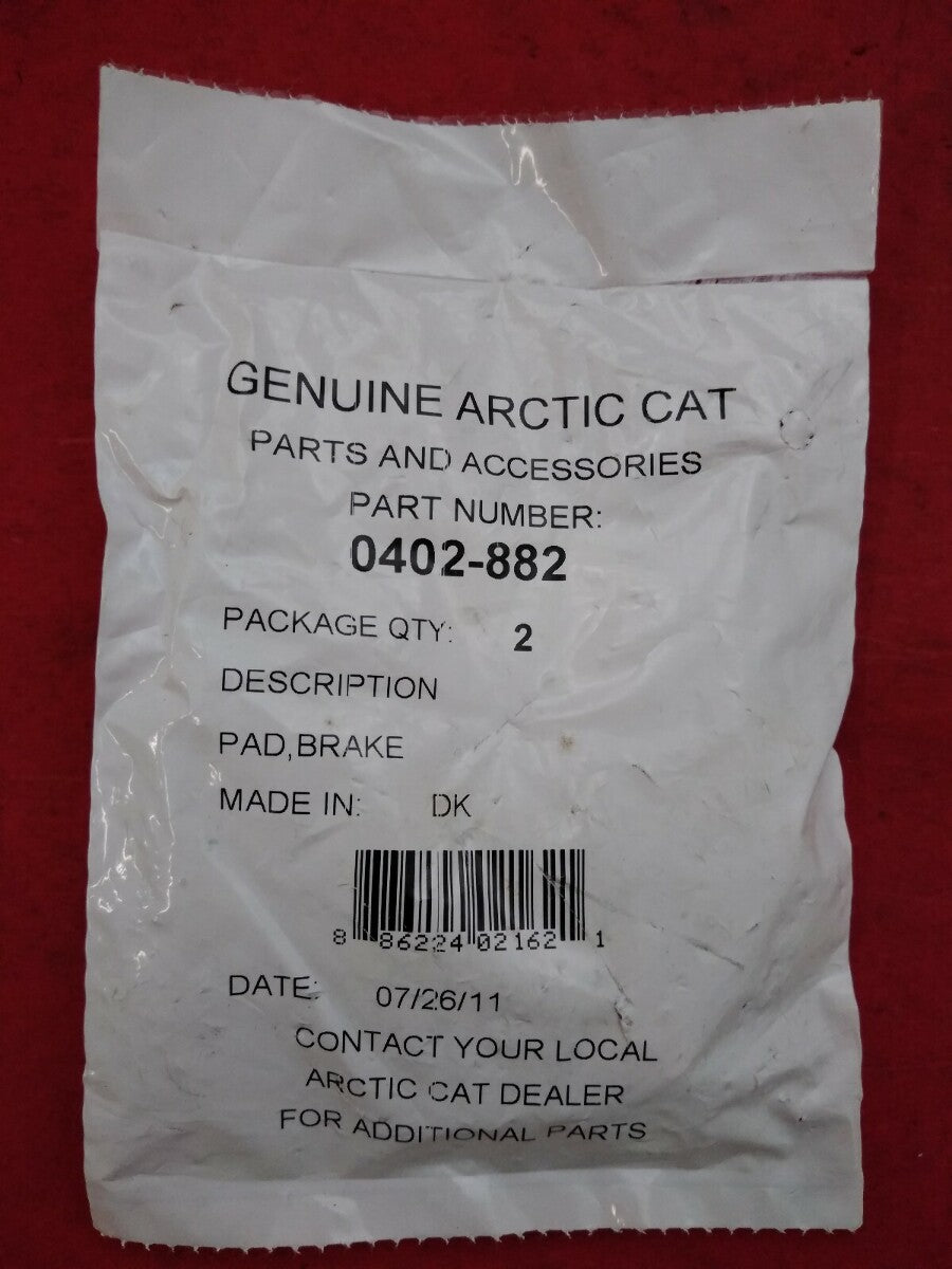 NEW Arctic Cat ATV Brake Pad - '96-'04 Models / 0402-882 / Set of 2
