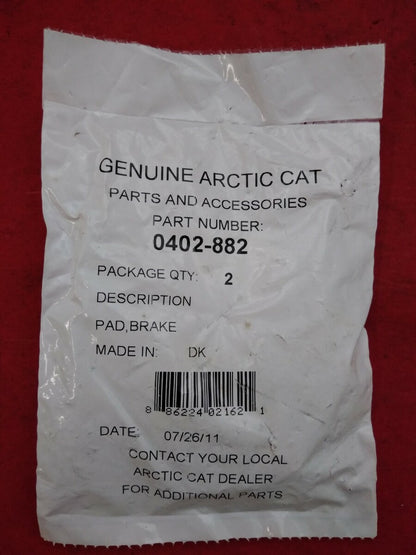 NEW Arctic Cat ATV Brake Pad - '96-'04 Models / 0402-882 / Set of 2