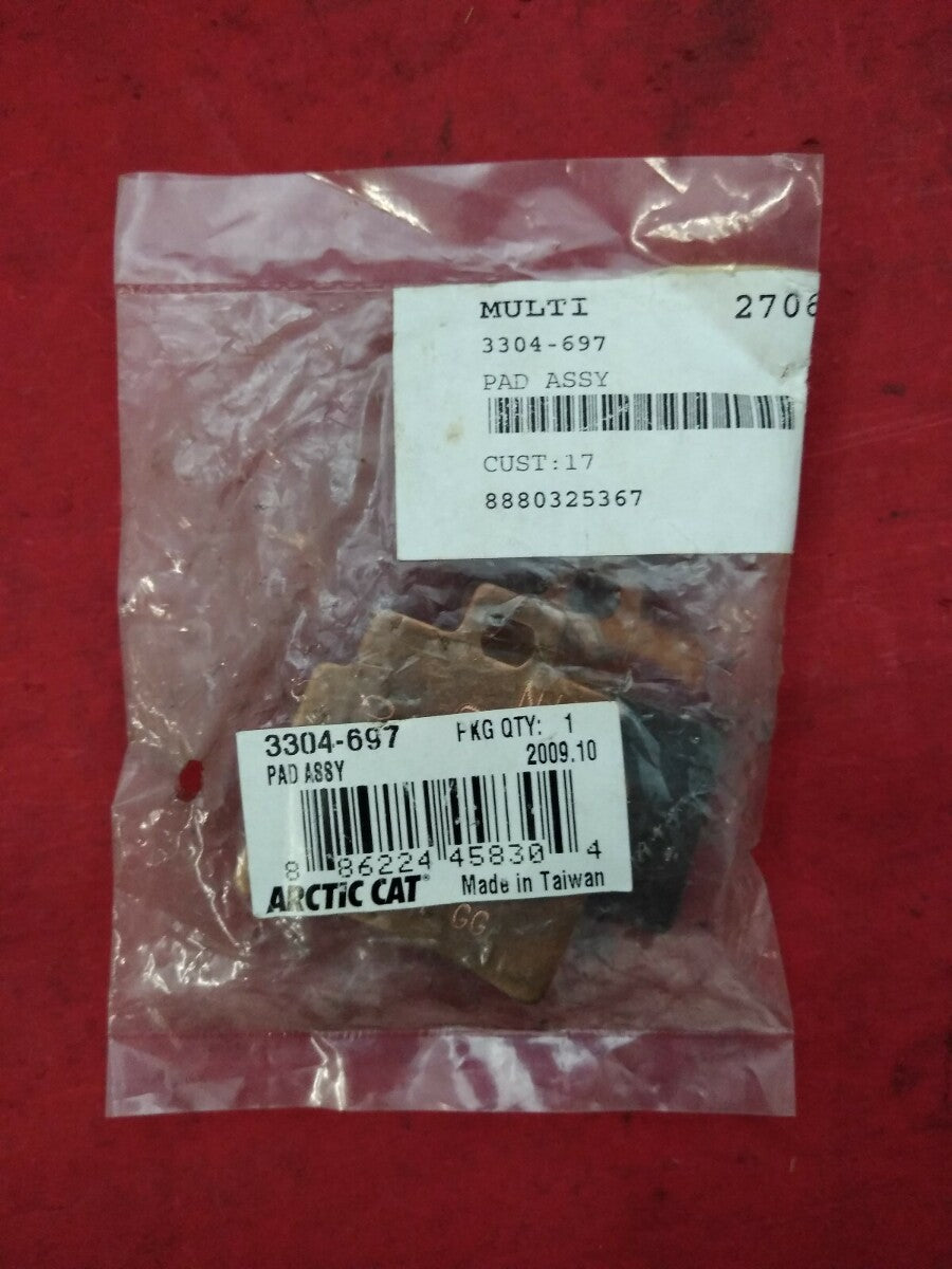 NEW Arctic Cat 3304-697 Brake Pads ATV 250 DVX / 300 DVX / 2006-2015