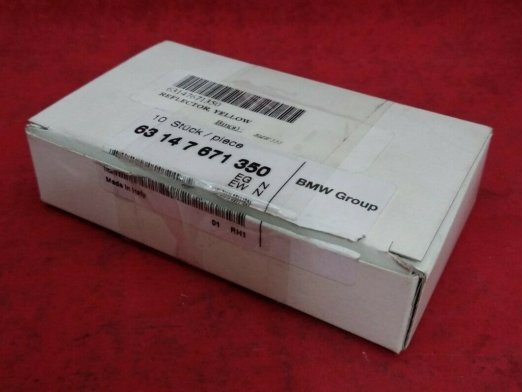 NEW BMW Motorcycle Reflector / Yellow / 63147671350