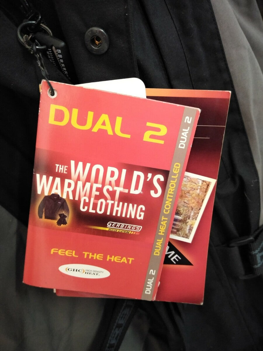 NEW Gerbing Extreme Dual 2 Heat Controlled Jacket / Large / Gray / Motorcycle