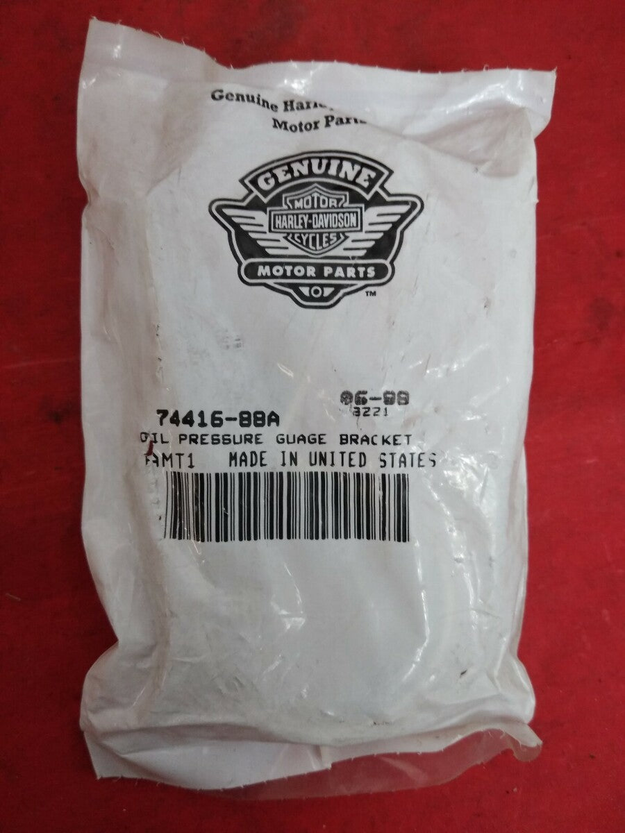 NEW Harley Davidson Oil Pressure Gauge Bracket / 74416-88A