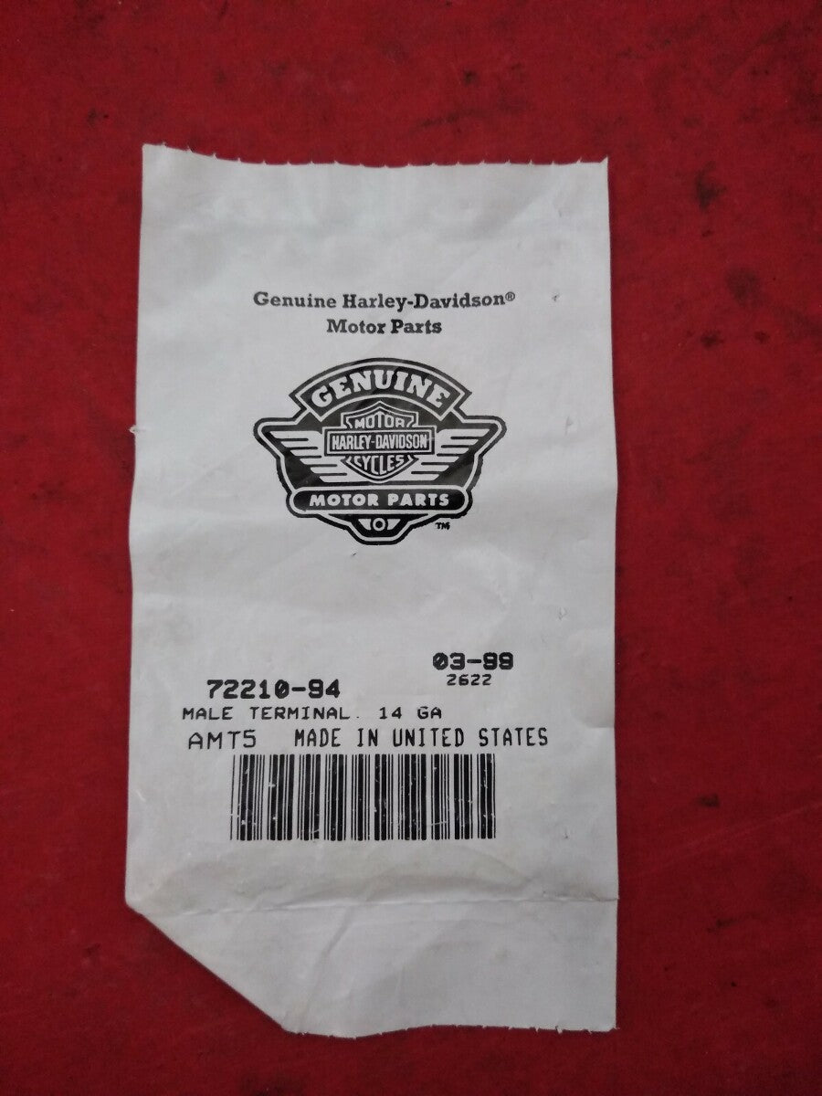 NEW Harley Davidson Terminal Male / 14 AWG 13 FLHTC 07 FLHTCU 03 FLHTPI 72210-94