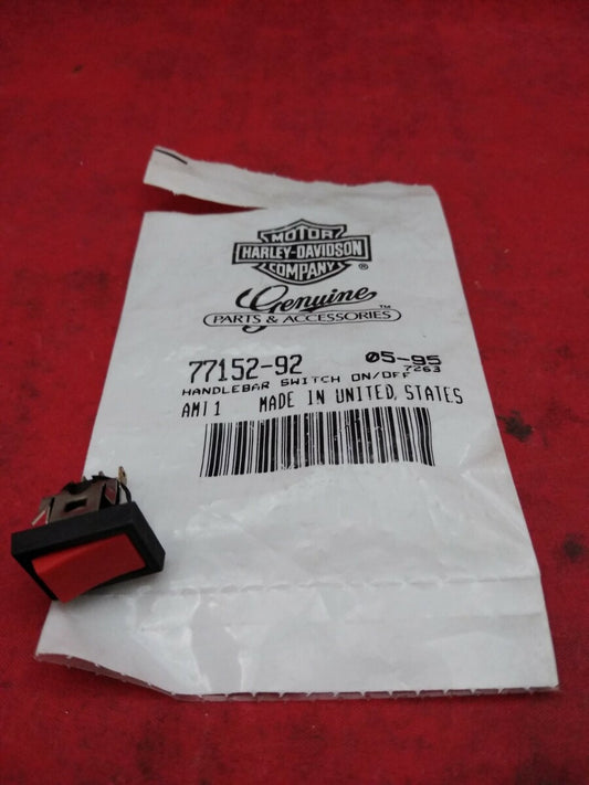 New Harley Davidson Handlebar On / Off Switch / 77152-92