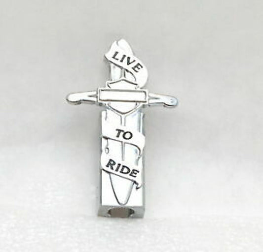 New Harley Davidson Wheel Weight / Dagger / Chrome / 3/4 Oz. / 95602-04