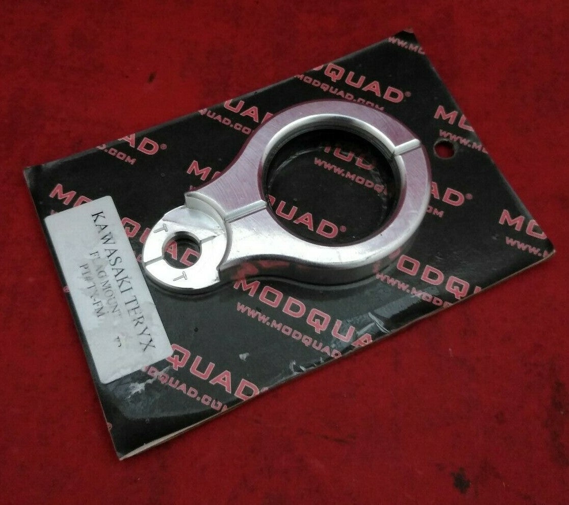 NEW Mod Quad Billet Flag Mount / 370321 / Chrome