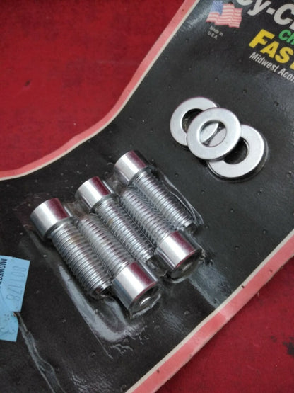NEW Cy-Chrome Fasteners / MK 130-S / 73-E86 / '95-'96 Big Twins