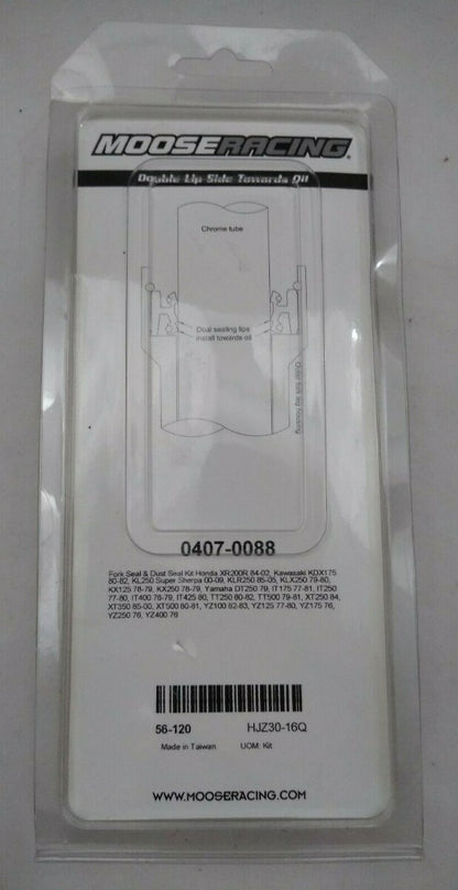 NEW Moose Racing Motorcycle Fork and Dust Seal Kit / 36mm / 0407-0088
