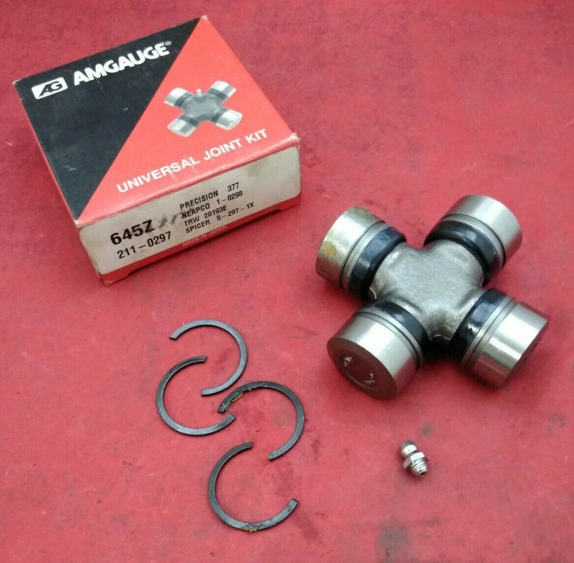 NEW Amgauge Universal Joint Kit 210-0297 / 645Z / 337 / 1-0298 / 20193E