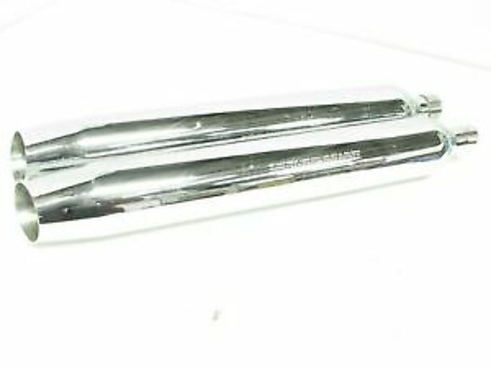 Harley Davidson Silencer Muffler / FLHX1580 / 65591-07 / 65592-07 / Set / Chrome