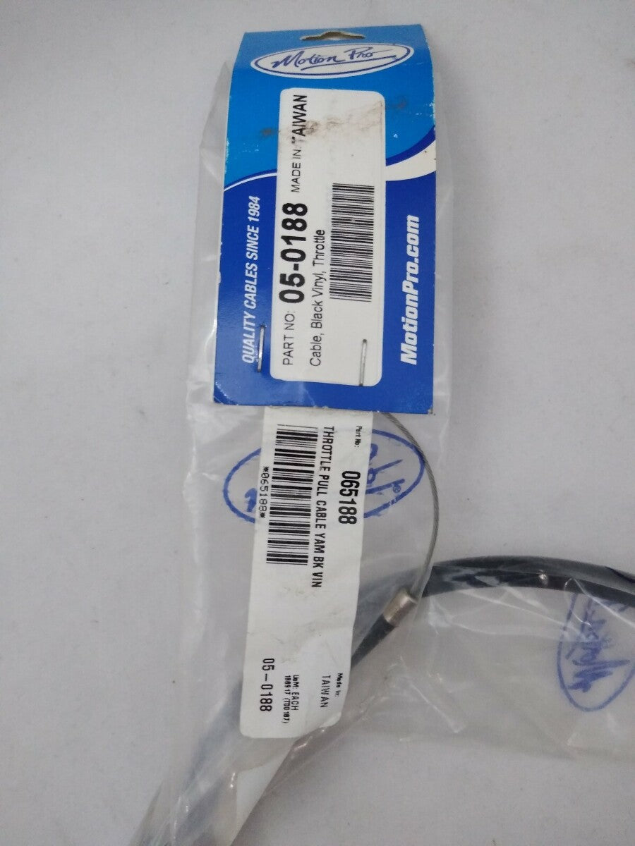 NEW Motion Pro Black Vinyl Throttle Cable / 05-0188