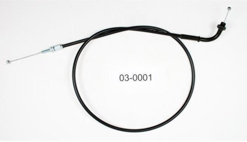 NEW Motion Pro Standard Black Vinyl Throttle Cable / 03-0001