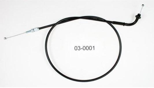 NEW Motion Pro Standard Black Vinyl Throttle Cable / 03-0001