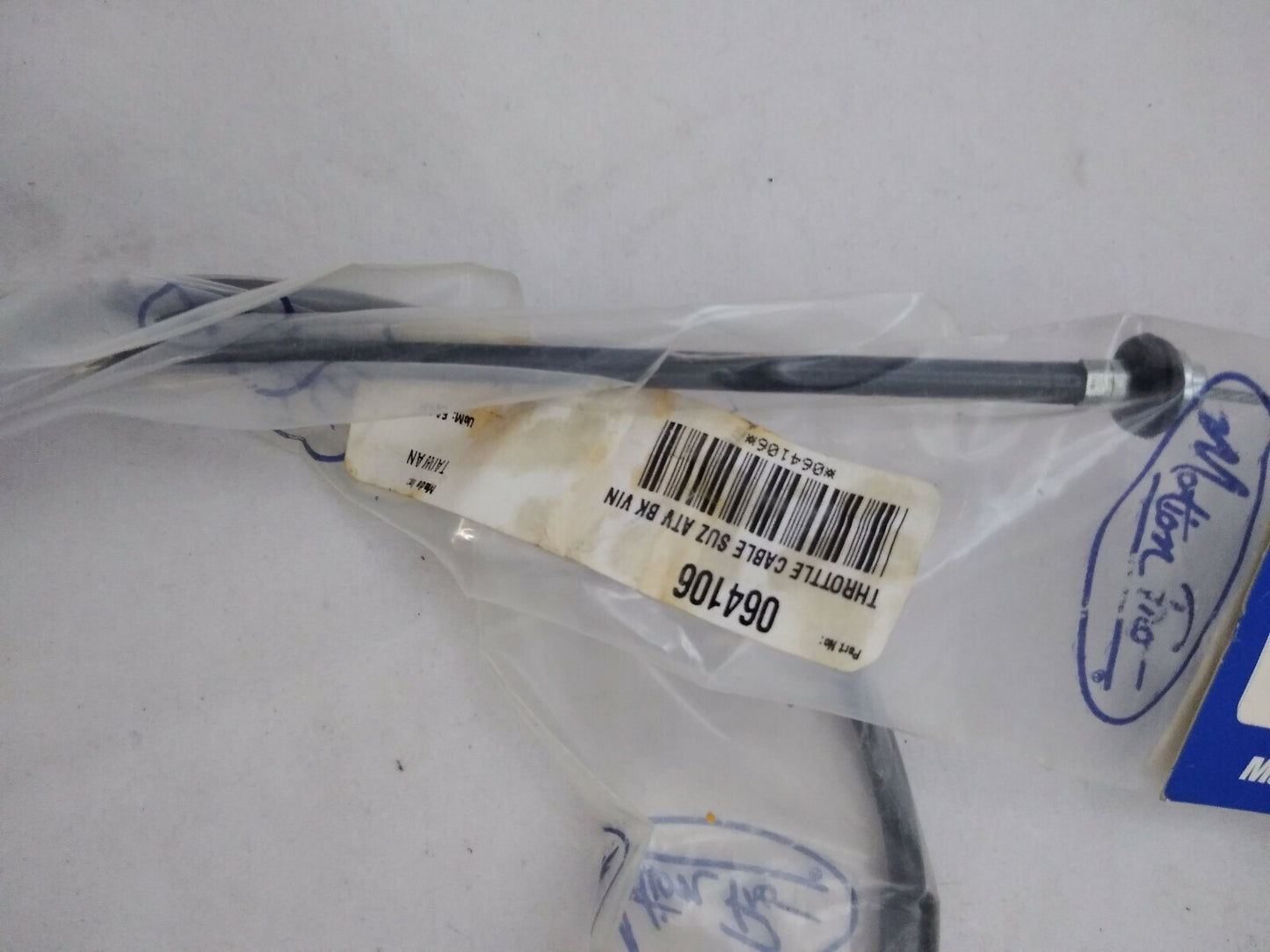 NEW Motion Pro / Black Vinyl Throttle Cable / 04-0106