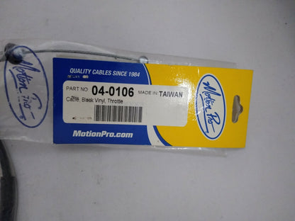 NEW Motion Pro / Black Vinyl Throttle Cable / 04-0106