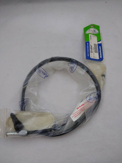 NEW Motion Pro Standard Black Vinyl Speedometer Cable / 03-0047