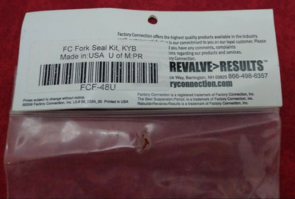 NEW Factory Connection Fork Seal Kit / KYB / FCF-48U / 0407-0056 / 48MM