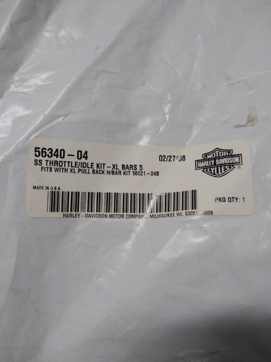 NEW Harley Davidson SS THROTTLE/IDLE KIT-XL BA / 56340-04