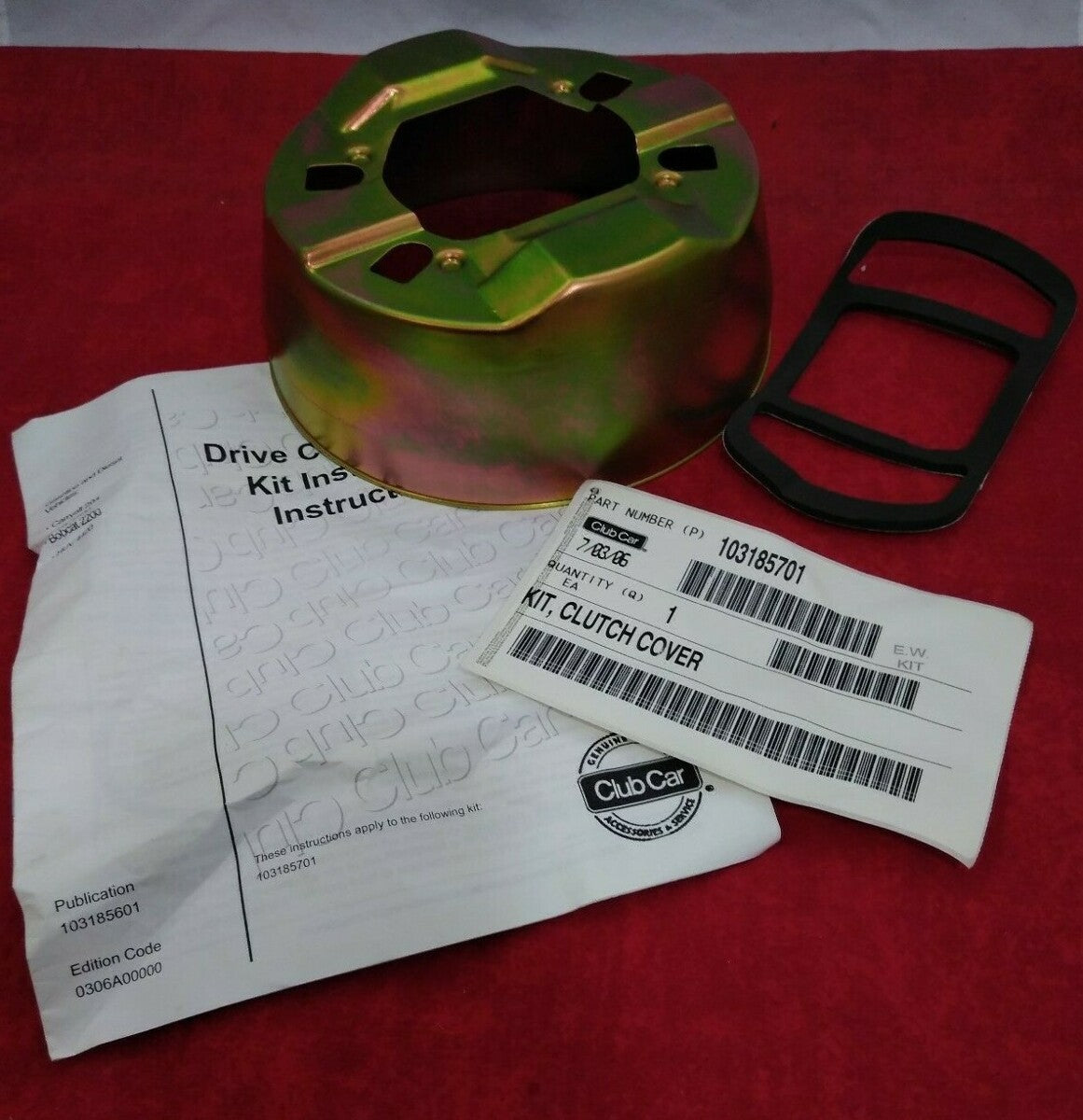 NEW Club Car Drive Clutch Cover Kit / 103185701