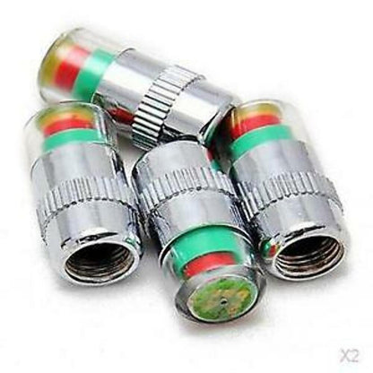NEW BikeMaster Tire Pressure Indicator Caps / 2 pack / QTY 3 / 34 PSI / 15-1513