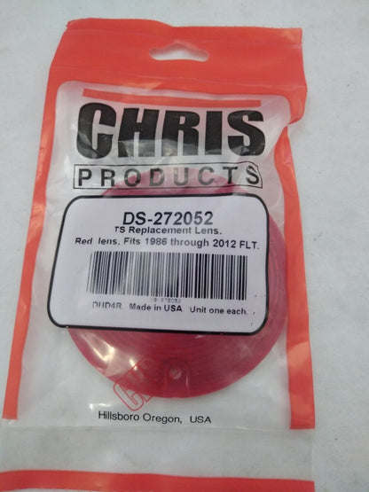 NEW Turn Signal Red Lens / Flat Style Signal Housing / DHD4R / DS-272052 / QTY2