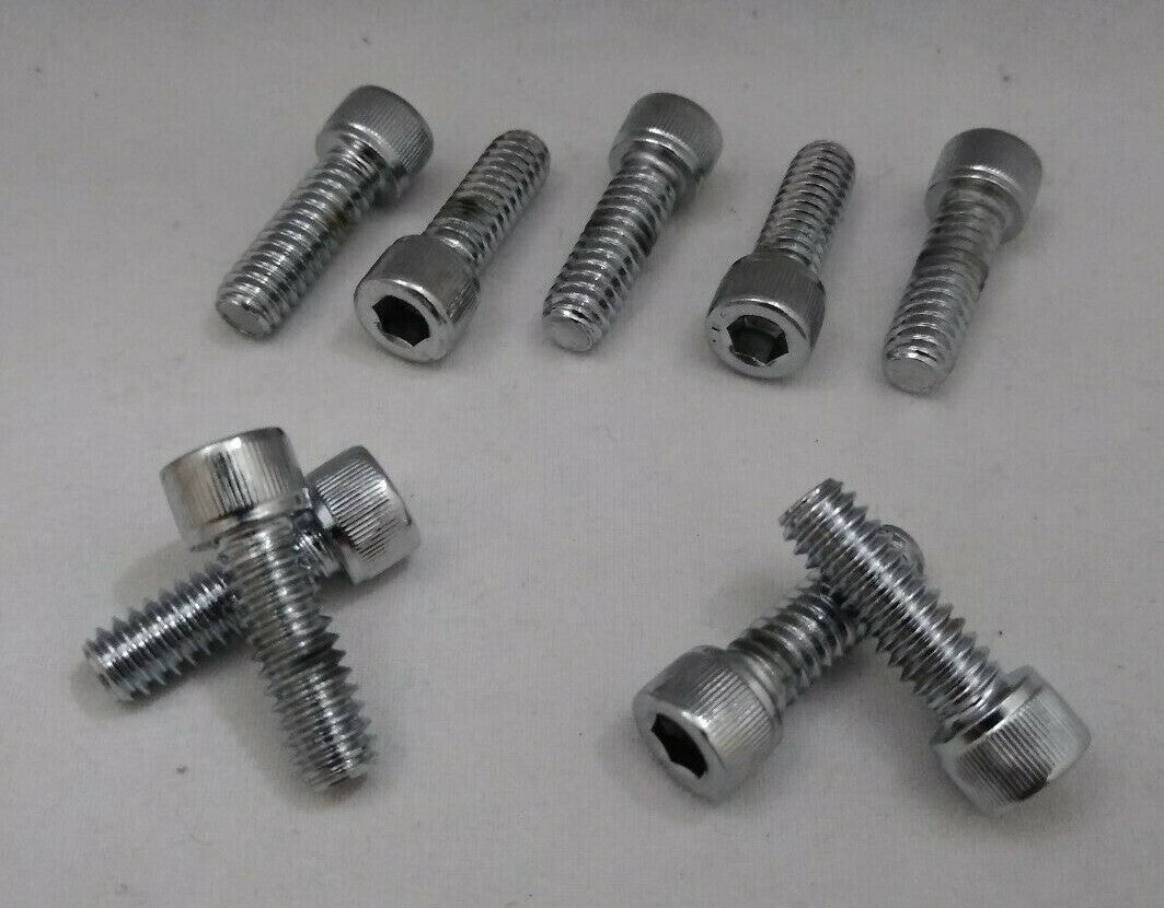 NEW Drag Specialties / 1/4-20 X 3/4 SOCKET HEAD / Chrome / DS190535 / QTY 9