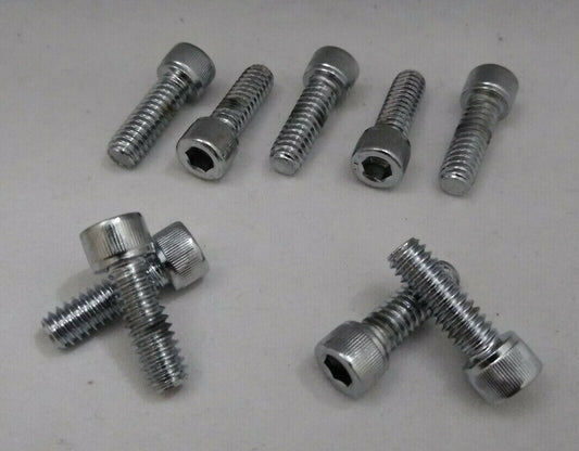 NEW Drag Specialties / 1/4-20 X 3/4 SOCKET HEAD / Chrome / DS190535 / QTY 9