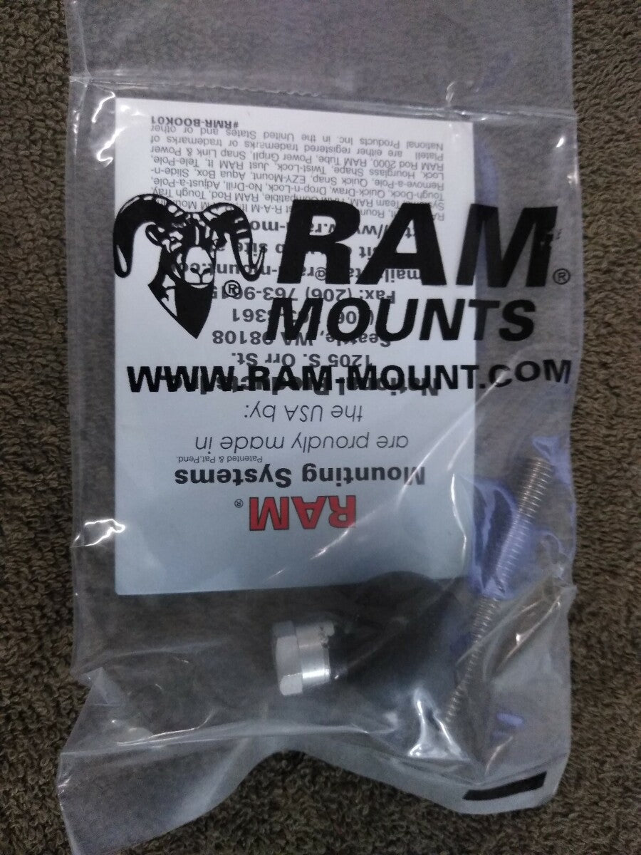 NEW RAM Mount 1/4" FEMALE Thread with 1 Inch Ball Base / RAM-B-273U W Screw
