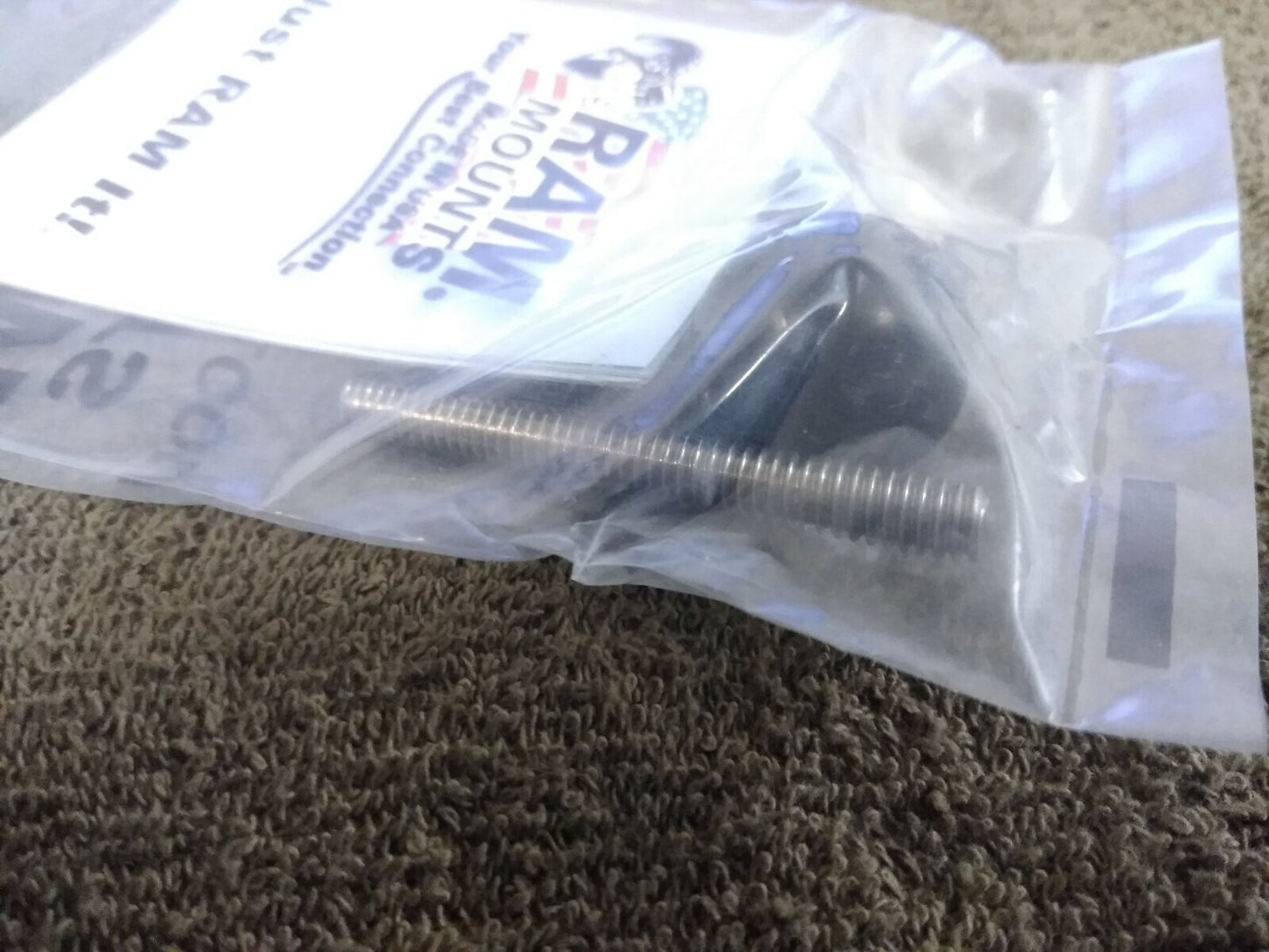 NEW RAM Mount 1/4" FEMALE Thread with 1 Inch Ball Base / RAM-B-273U W Screw