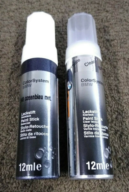 NEW BMW Touch Up Paint / 51910144560 / 948 Ozeanblau Met. and Clear Coat