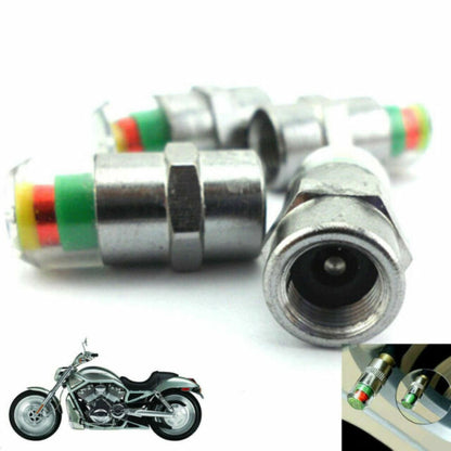NEW BikeMaster Tire Pressure Indicator Caps / 2 pack / QTY 2 / 32 PSI / 15-1512
