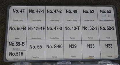 NEW Barnett Japanese Control Fitting Assortment / JCFA / Over 150 Pieces