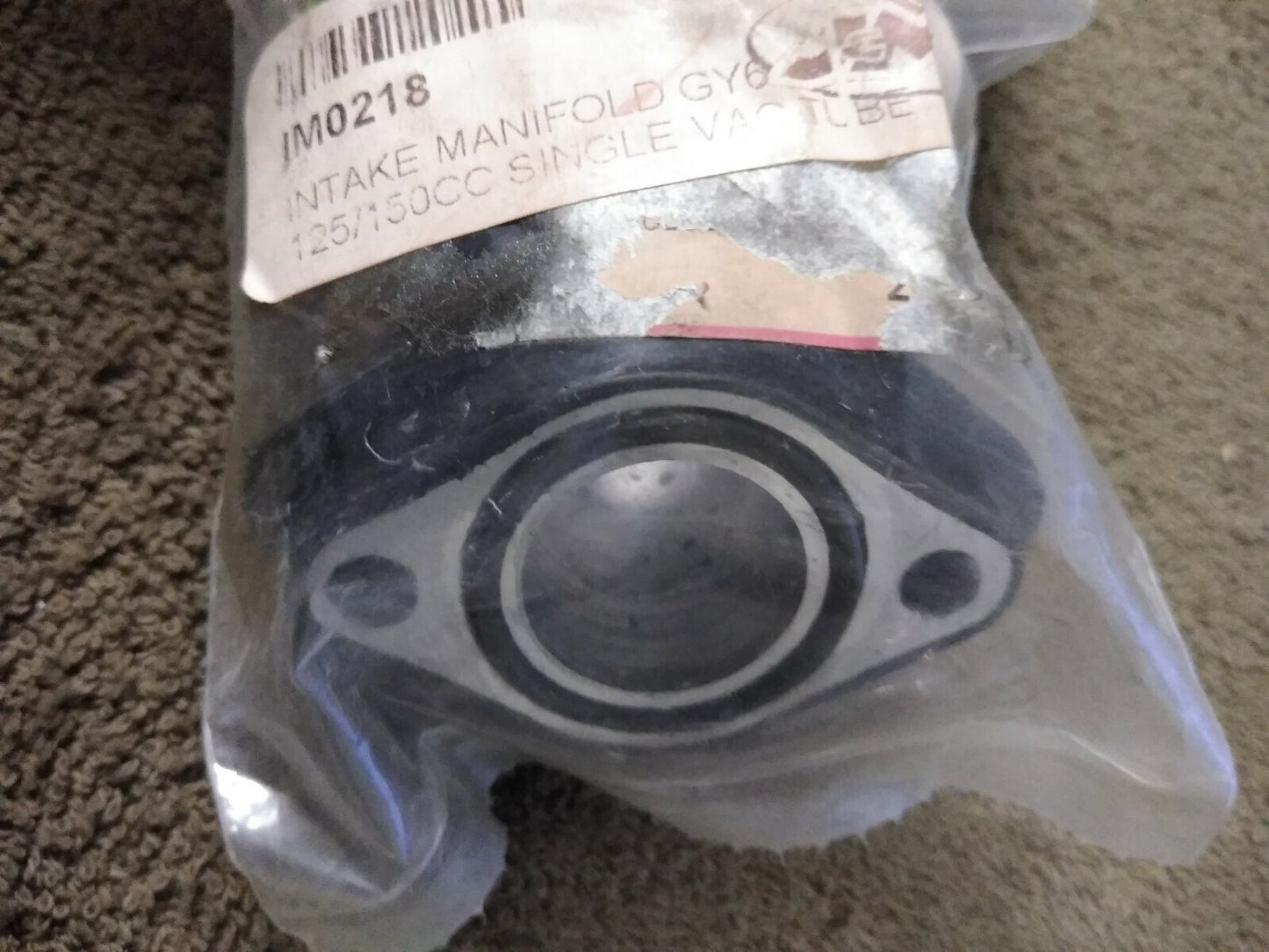 Outside Distributing 05-0218 Intake Manifold GY6 125-150cc Single Vacuum Tube