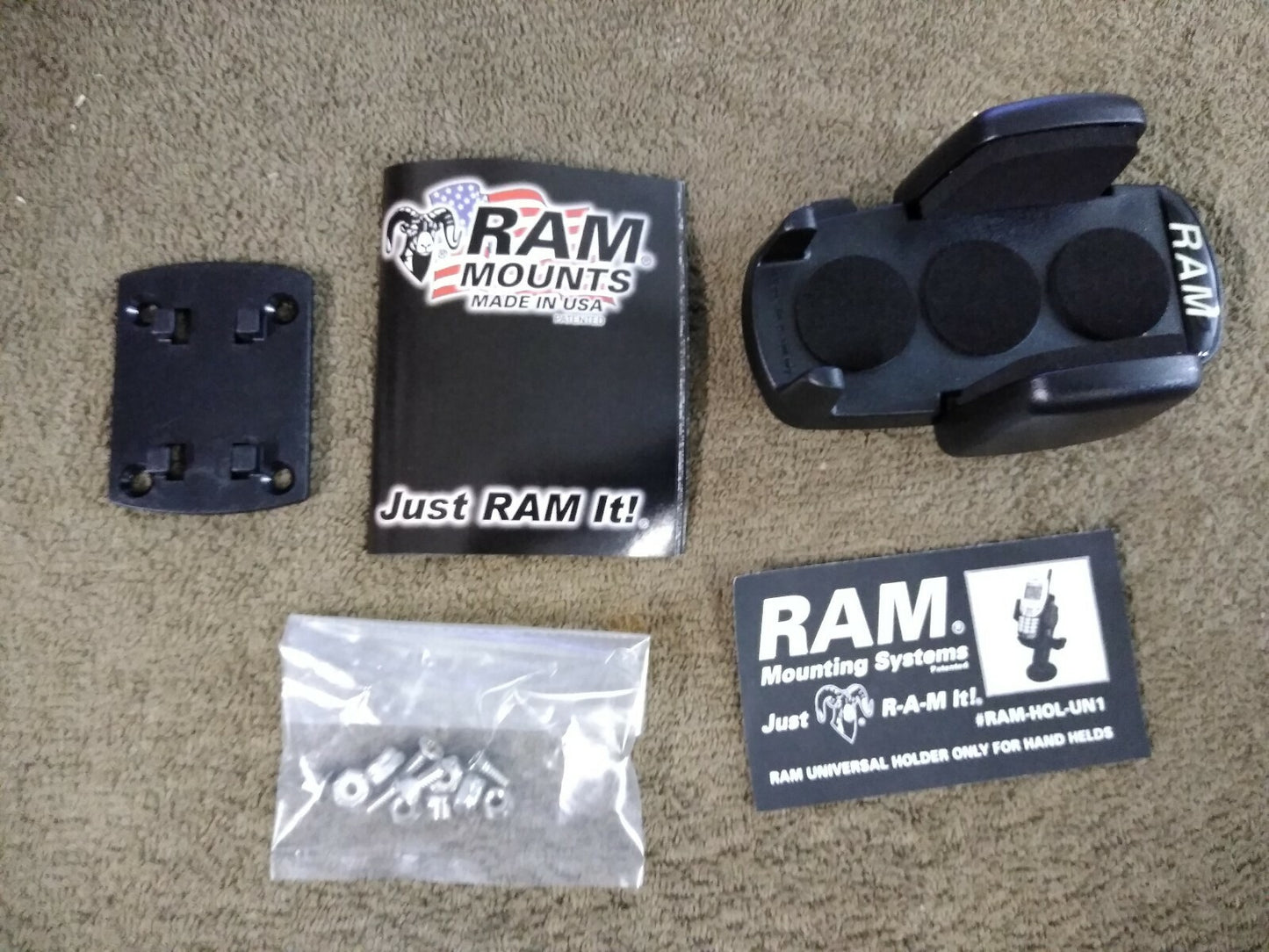 NEW Ram Mounts Universal Spring-Loaded Holders / RAM-HOL-UN1