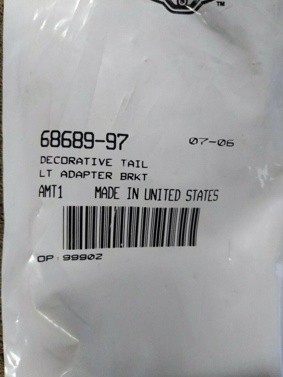 NEW Harley Davidson Decorative Tail LT Adapter Bracket / 68689-97 / Black