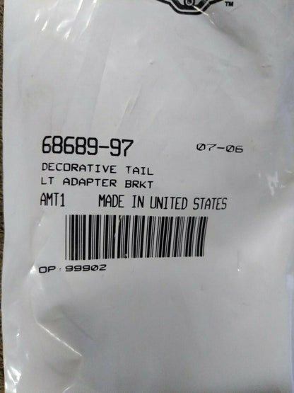 NEW Harley Davidson Decorative Tail LT Adapter Bracket / 68689-97 / Black