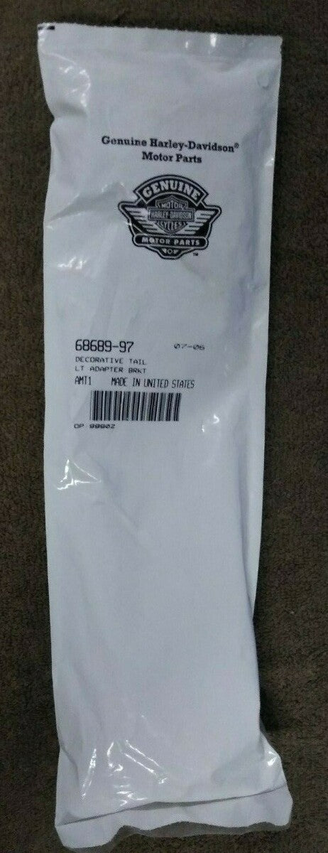NEW Harley Davidson Decorative Tail LT Adapter Bracket / 68689-97 / Black