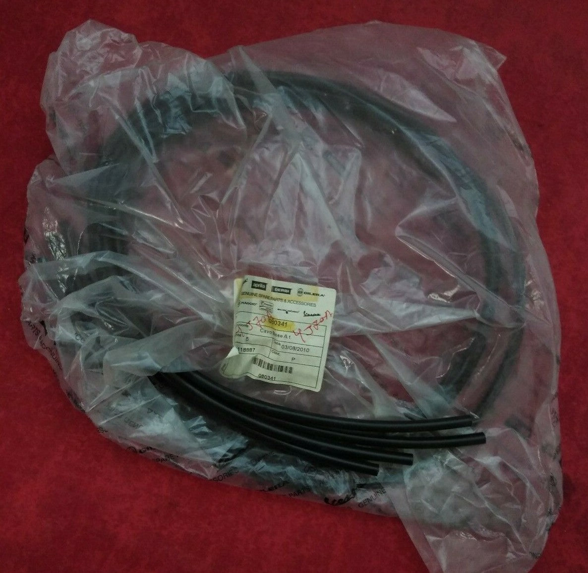 NEW Vespa / Piaggio High Voltage Cable / 080341 / Qty: 4
