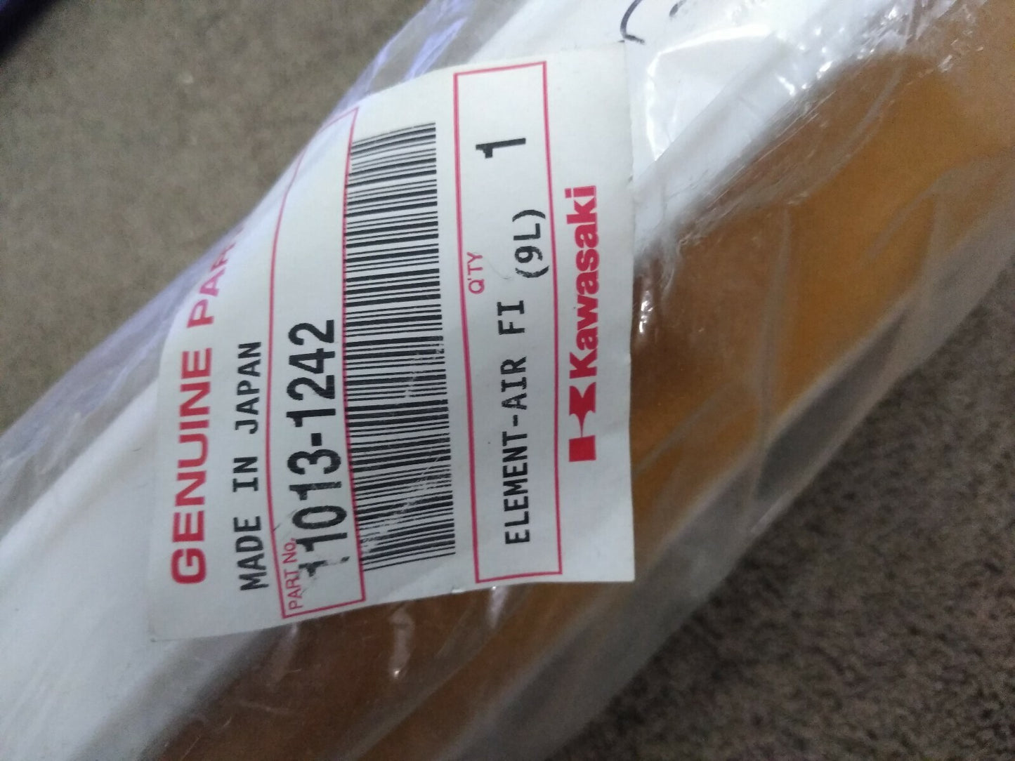 NEW Kawasaki Element Air Filter / 11013-1242