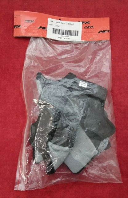 NEW AFX Helmet Cheek Pads for FX-Magnus / Black / 4XL / 0134-0997