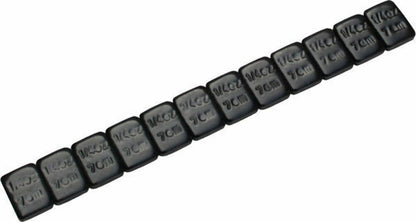 NEW K&L Adhesive Backed WHEEL WEIGHTS STEEL BLACK 1/4oz QTY: 36 / 08-0455