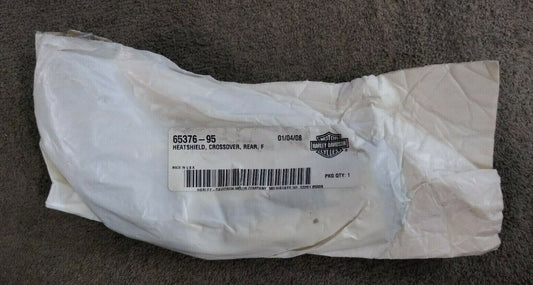 NEW Harley Davidson Crossover Heat Shield / Rear / Black / 65376-95