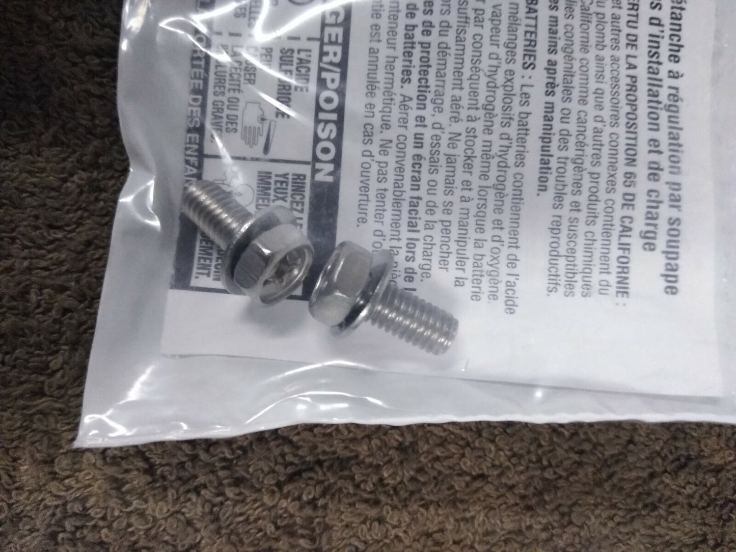 NEW BMW Battery Screw Set / 61217726162