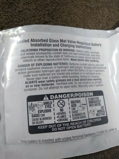 NEW BMW Battery Screw Set / 61217726162