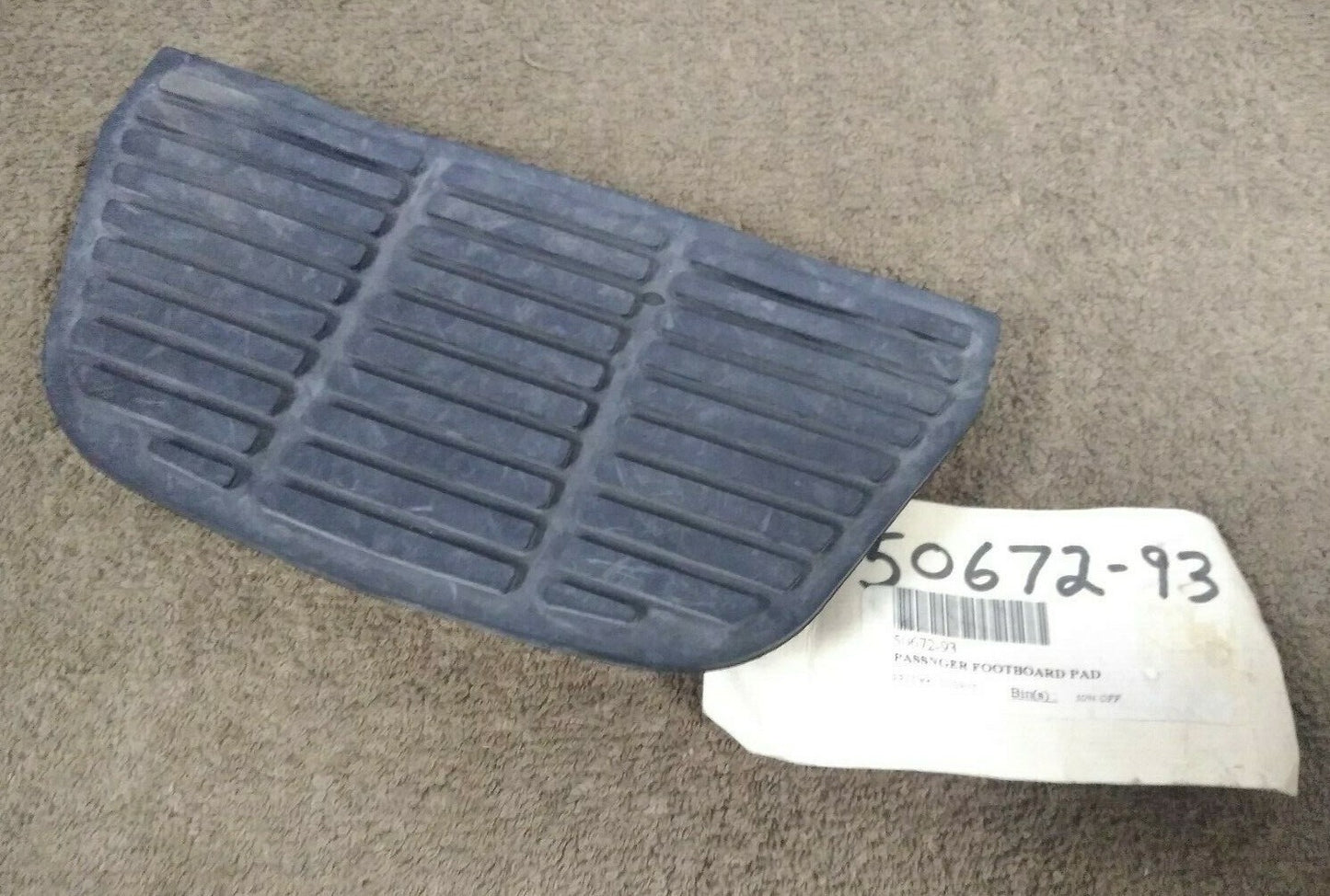 NEW Harley Davidson Passenger Floorboard Pad / 50612-93
