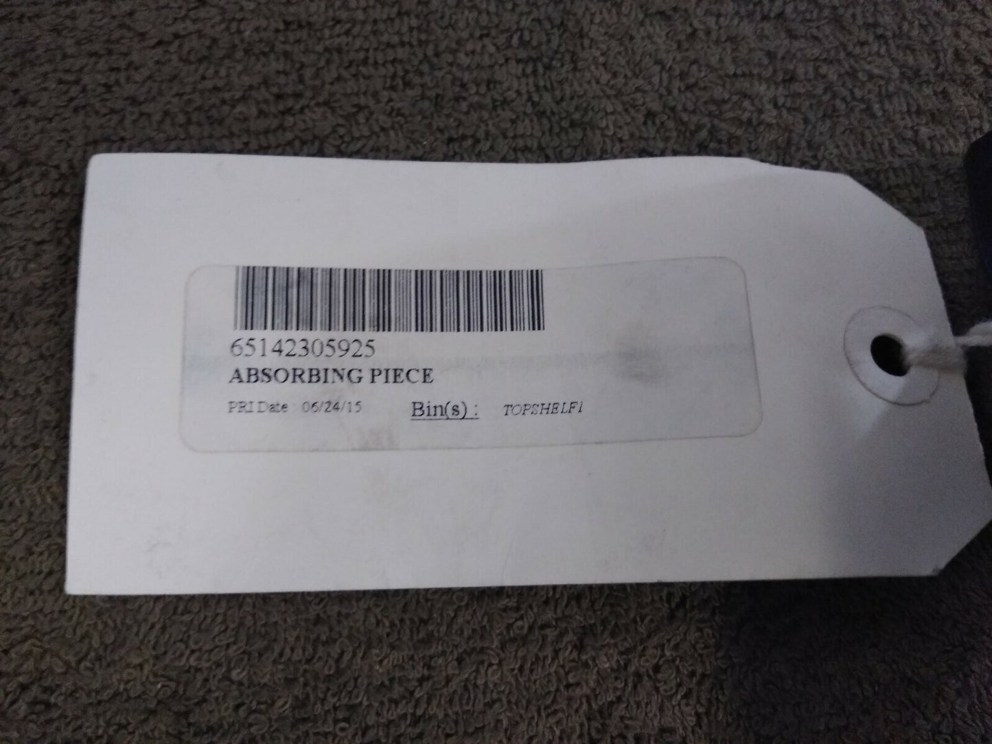 NEW BMW Absorbing Piece / Black / 65142305925